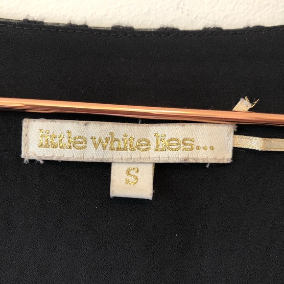 Urban Outfitters Lace up Black Dress - Picture 3 of 4